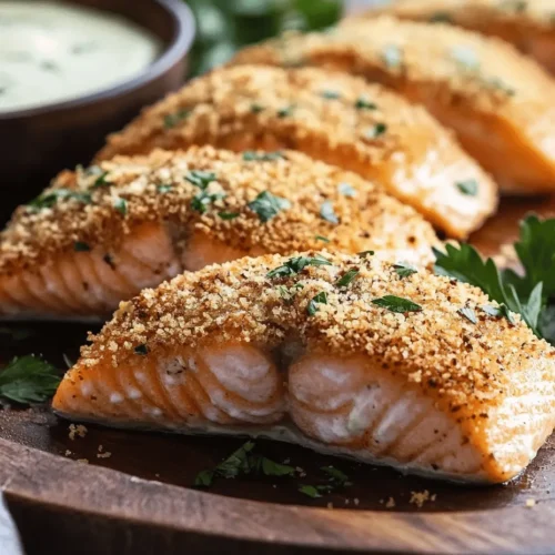 If you're in search of a dish that perfectly balances crispy texture with a spicy kick, look no further than Crispy Bang Bang Salmon Bites. This irresistible appetizer combines tender, flaky salmon with a crunchy exterior, delivering a burst of flavor in every bite. The allure of this dish lies not only in its delightful crunch and heat but also in its visual appeal, making it a show-stopping addition to any gathering or a satisfying snack for yourself.