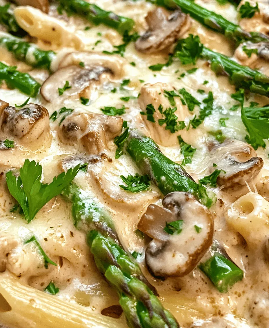 If you’re on the lookout for a dish that seamlessly combines comfort, sophistication, and ease of preparation, look no further than Creamy Mushroom and Asparagus Chicken Penne. This delightful pasta dish is a harmonious blend of tender chicken, fresh vegetables, and a rich, creamy sauce that makes it a perfect choice for family dinners or entertaining guests. Whether you are a novice in the kitchen or an experienced home cook, this recipe is designed to elevate your cooking experience while delighting your taste buds.