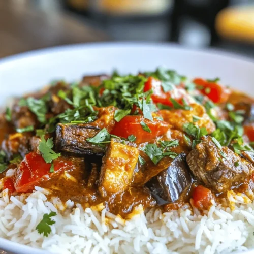 To create a delicious Khoresh Bademjan, the frying technique used for the eggplants and onions is crucial. Begin by slicing your eggplants into thick rounds, about 1-inch thick. Sprinkle them lightly with salt and allow them to sit for 20-30 minutes. This process, known as sweating, draws out excess moisture and bitterness from the eggplants, ensuring they fry beautifully and absorb less oil.