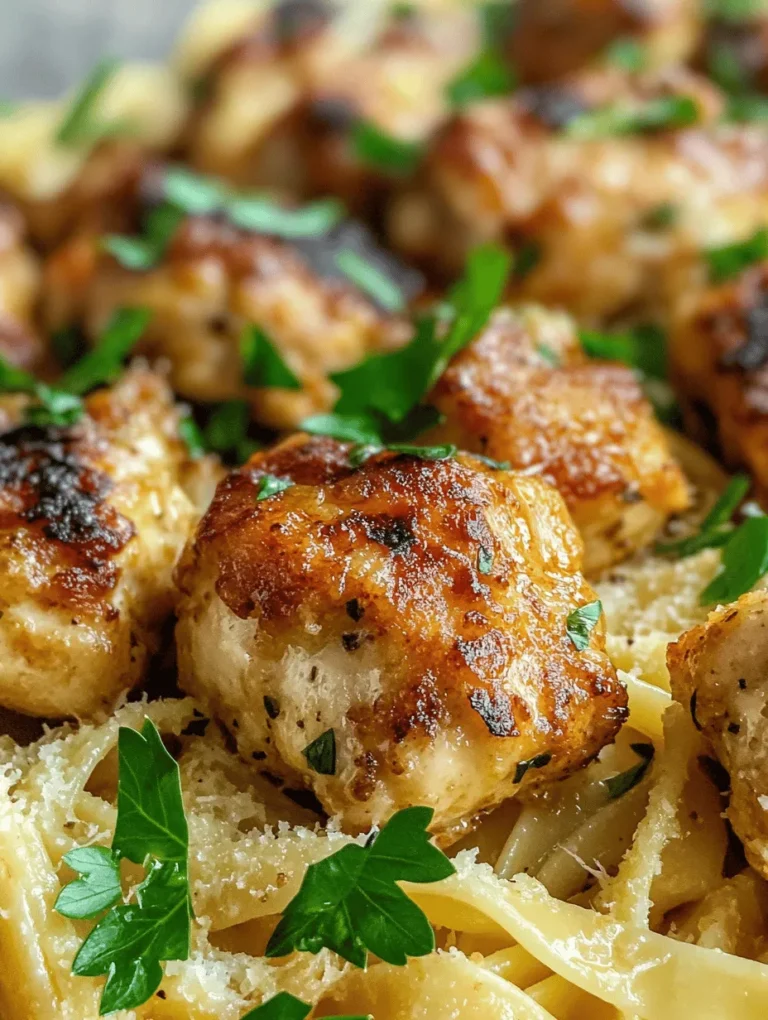 Are you ready to elevate your weeknight dinner game? This Garlic Butter Chicken Bites with Savory Creamy Parmesan Pasta recipe is the perfect solution for busy families, home cooks, and pasta lovers looking for a quick yet delicious meal. Combining tender, flavorful chicken bites seared to golden perfection in a rich garlic butter sauce with creamy Parmesan pasta, this dish is a culinary hug for your taste buds.