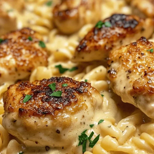 In the world of comfort food, few dishes can match the rich, creamy experience of Creamy Garlic Butter Chicken & Rotini in Parmesan Sauce. This delightful recipe combines tender chicken, perfectly cooked rotini, and a luscious sauce that will satisfy anyone's cravings. The combination of savory garlic, buttery richness, and the nutty flavor of Parmesan creates a symphony of tastes that is both indulgent and comforting. Whether you’re looking for a weeknight dinner or a special meal to impress guests, this recipe is sure to deliver on flavor and satisfaction.