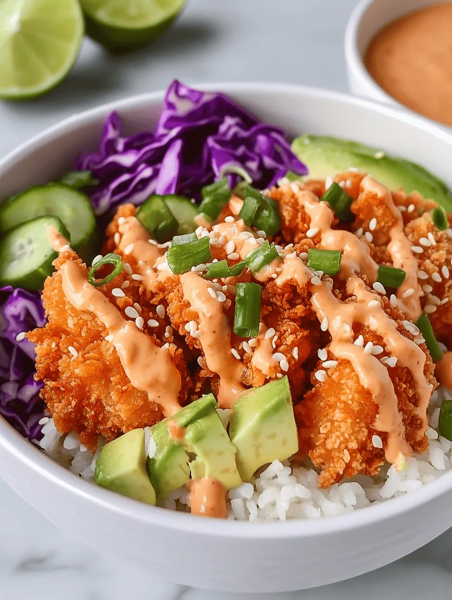 One of the reasons Bang Bang Chicken Bowls have become a household favorite is their versatility. They can be customized to meet various dietary preferences and can easily be adapted for meal prep. The combination of crispy chicken, zesty sauce, and a nutritious base—be it rice, quinoa, or leafy greens—makes for a well-rounded meal that satisfies both hunger and cravings. Not only are they delicious, but they also offer a beautiful presentation, making them ideal for entertaining guests or enjoying a cozy dinner at home.
