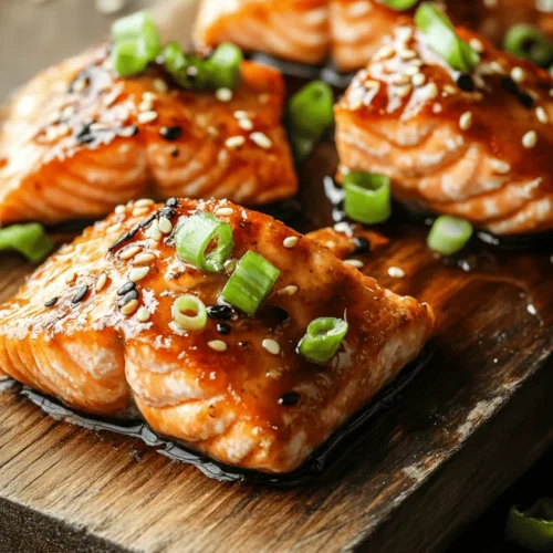 When it comes to quick, flavorful, and healthy meals, Crispy Honey Garlic Salmon Bites stand out as a delightful option that pleases the palate and nourishes the body. This dish combines the tender richness of salmon with a sweet and savory glaze that is sure to impress anyone at the dinner table. Salmon, known for its incredible health benefits and versatility, serves as the perfect canvas for a delicious, crispy coating enhanced by the harmonious blend of honey and garlic. The resulting bites are not only visually appealing but also packed with flavors that burst in your mouth, making them an ideal choice for appetizers, snacks, or a light meal.