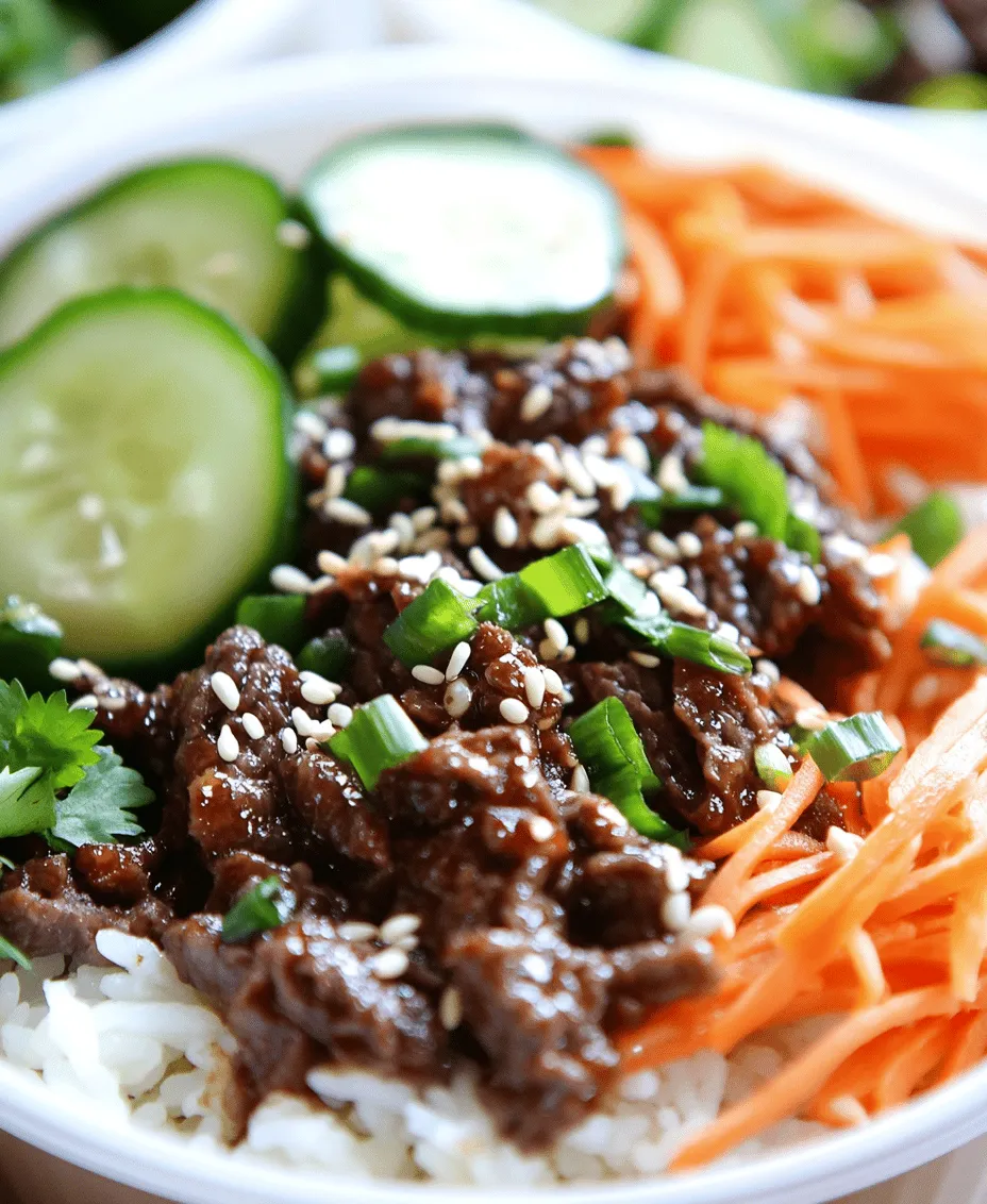 Korean cuisine has taken the culinary world by storm, enchanting taste buds far and wide with its vibrant flavors and diverse dishes. With its unique blend of sweet, savory, spicy, and umami, Korean food offers a delightful experience that is both comforting and exciting. Among the many delectable offerings, the Korean Ground Beef Bowl stands out as a quick, flavorful, and satisfying meal option that is perfect for busy weeknights or casual gatherings.
