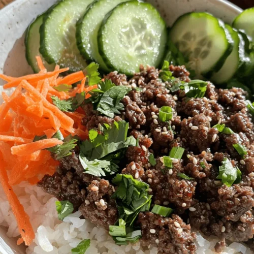 Korean cuisine has taken the culinary world by storm, enchanting taste buds far and wide with its vibrant flavors and diverse dishes. With its unique blend of sweet, savory, spicy, and umami, Korean food offers a delightful experience that is both comforting and exciting. Among the many delectable offerings, the Korean Ground Beef Bowl stands out as a quick, flavorful, and satisfying meal option that is perfect for busy weeknights or casual gatherings.