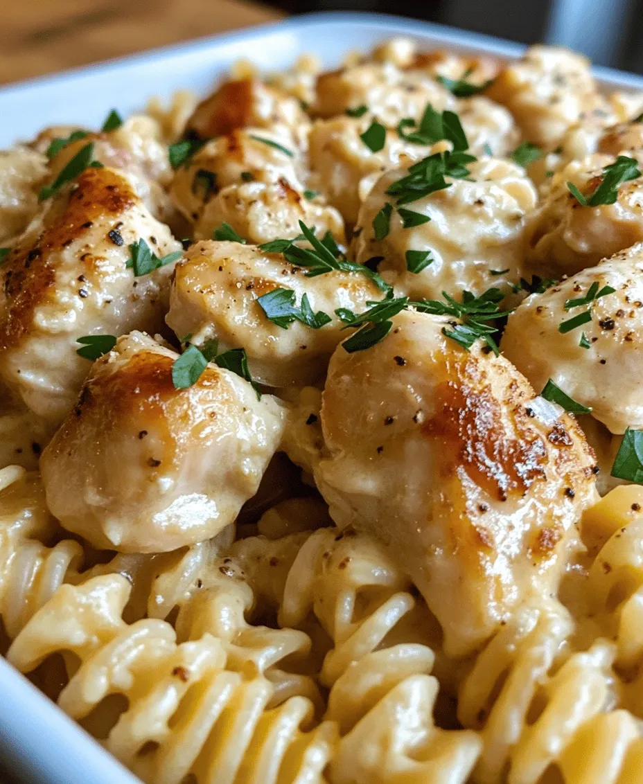 In a world where time is often scarce and meals can easily become mundane, finding a recipe that combines both comfort and flavor can feel like a culinary treasure. Enter the Creamy Garlic Butter Chicken and Rotini in Parmesan Sauce, a dish that embodies warmth and satisfaction in every bite. This recipe is not only a feast for the taste buds but also a reminder that dinner can be both quick and delicious, even on the busiest of nights.