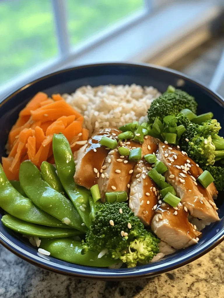 The Teriyaki Chicken Rice Bowl is a beloved dish that combines tender, flavorful chicken with a vibrant assortment of vegetables, all served over a bed of fluffy rice. Originating from Japan, teriyaki translates to “grilled” or “broiled” in reference to the cooking method used for the chicken, while the term also encompasses the rich, glossy sauce that defines this dish. The origins of teriyaki can be traced back to the 17th century, when Japanese cooks began to experiment with grilling meat and glazing it with a sweet soy-based sauce. Today, the Teriyaki Chicken Rice Bowl has transcended its traditional roots, becoming a staple in kitchens around the world.