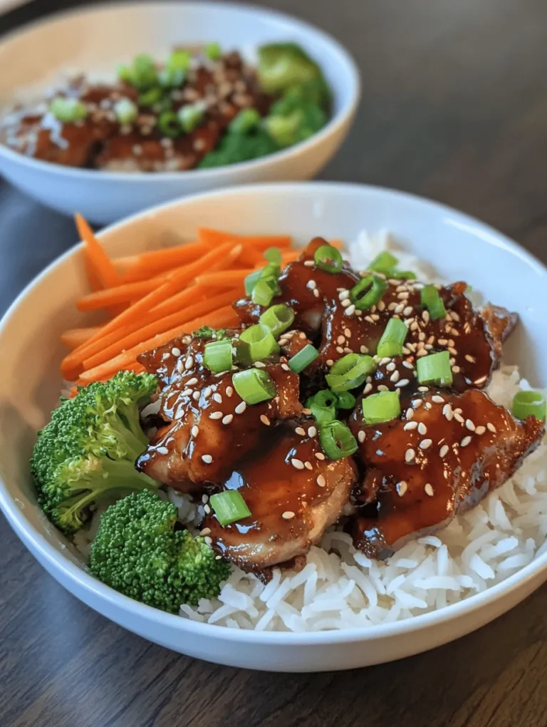 Sticky chicken rice bowls have become a beloved staple in many households, combining the rich, savory flavors of marinated chicken with the wholesome goodness of jasmine rice and vibrant, fresh vegetables. This dish epitomizes comfort food, offering a delightful balance of tastes and textures that appeals to both children and adults alike. Whether you’re looking for a quick weeknight dinner or a hearty meal for family gatherings, sticky chicken rice bowls deliver on all fronts.