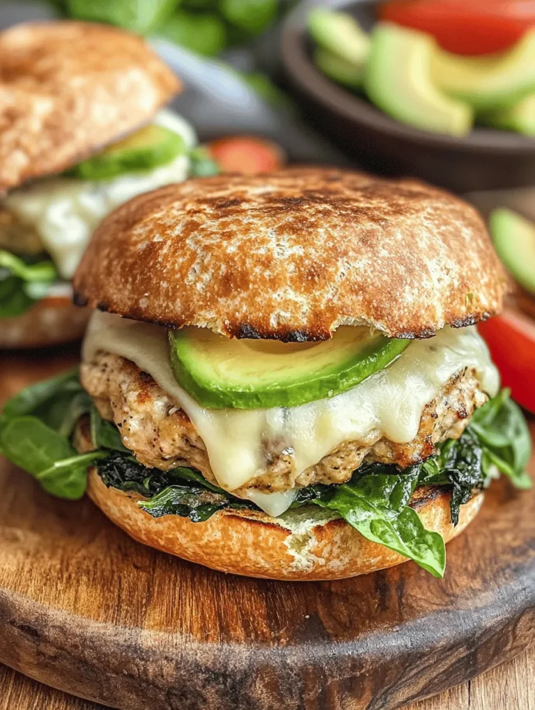 The modern diner is increasingly aware of their food choices, gravitating towards dishes that are not only flavorful but also packed with nutrients. The shift towards healthier eating is evident in the popularity of lean proteins, fresh vegetables, and creative twists on classic recipes. This White Cheddar and Spinach Chicken Burger is a perfect embodiment of this trend, appealing to health-conscious individuals and flavor enthusiasts alike.