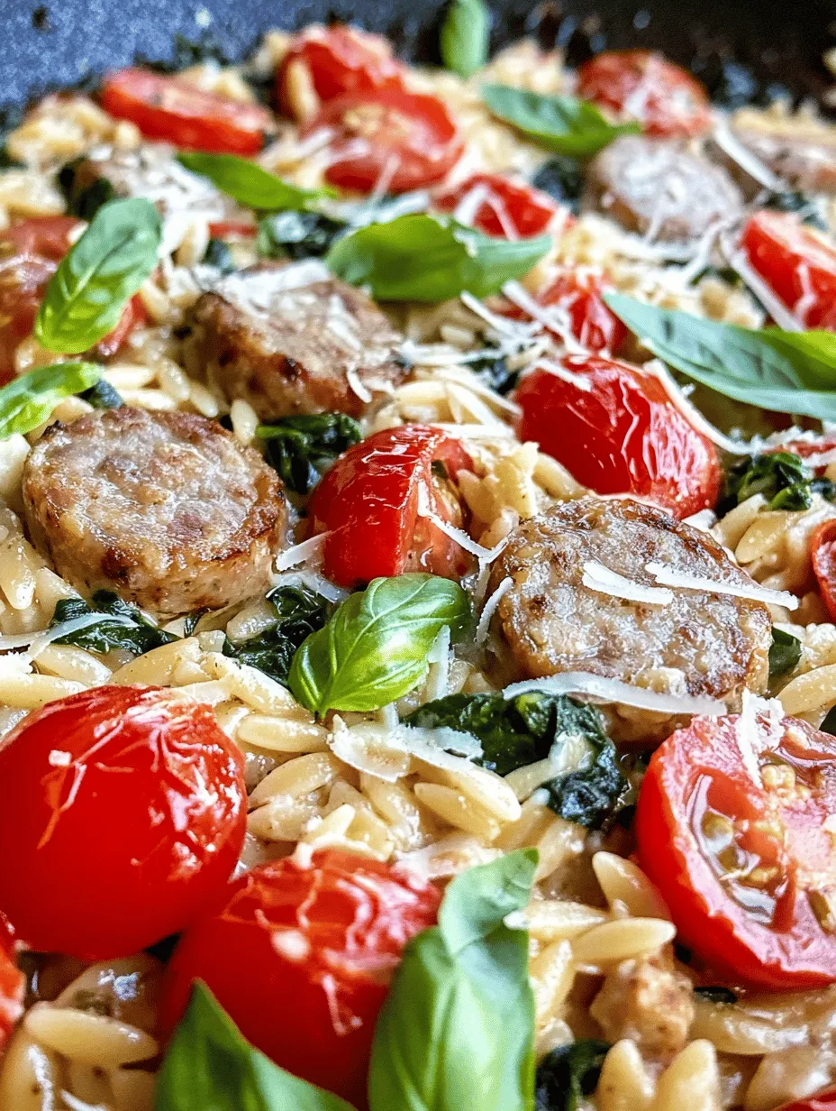 In the realm of comfort food, few dishes can rival the warmth and satisfaction delivered by a creamy chicken sausage orzo skillet. This delightful one-pan meal combines savory chicken sausage, tender orzo pasta, and a medley of colorful vegetables—all enveloped in a rich, creamy sauce that promises to tantalize your taste buds. Perfect for a weeknight dinner, this recipe not only caters to the cravings for rich flavors but also offers a nutritious balance that families, busy professionals, and culinary enthusiasts will appreciate.