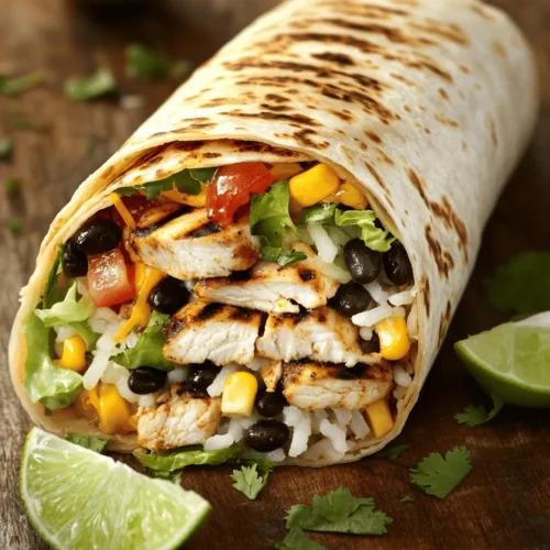 If you're in search of a meal that satisfies both your taste buds and your nutritional needs, look no further than the Easy Chipotle Ranch Grilled Chicken Burrito. This delightful dish is not just another burrito; it’s a harmonious blend of grilled chicken, zesty chipotle ranch dressing, and an array of fresh ingredients, all neatly wrapped up in a soft tortilla. The beauty of this recipe lies in its simplicity and the balance of flavors that make it appealing to both the novice cook and the seasoned chef.