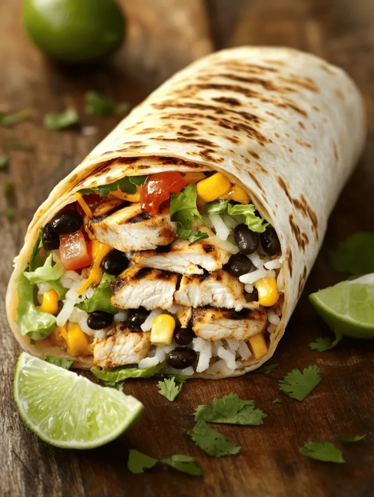 If you're in search of a meal that satisfies both your taste buds and your nutritional needs, look no further than the Easy Chipotle Ranch Grilled Chicken Burrito. This delightful dish is not just another burrito; it’s a harmonious blend of grilled chicken, zesty chipotle ranch dressing, and an array of fresh ingredients, all neatly wrapped up in a soft tortilla. The beauty of this recipe lies in its simplicity and the balance of flavors that make it appealing to both the novice cook and the seasoned chef.