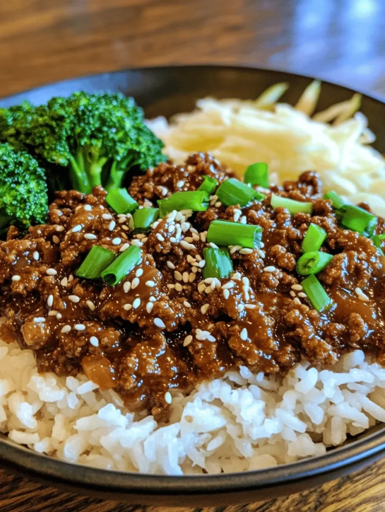 Creating a delicious Korean Ground Beef Bowl starts with selecting the right ingredients. Each component plays a vital role in building the dish's flavor profile. Let’s dive into the essential ingredients that make this recipe shine.