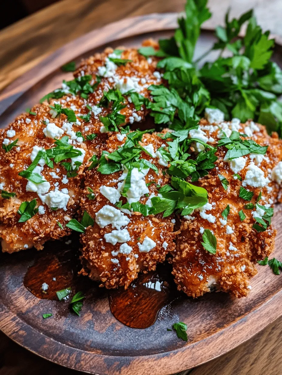 Welcome to a mouthwatering culinary adventure that promises to tantalize your taste buds with the delightful combination of crispy chicken, sweet honey, and creamy feta cheese. Crispy Hot Honey Feta Chicken is not just a dish; it’s an experience—a perfect blend of flavors and textures that elevates any meal. The appeal of this recipe lies in its unique ability to marry the savory crunch of fried chicken with the luscious sweetness of hot honey, creating an irresistible flavor profile that is both comforting and exciting.