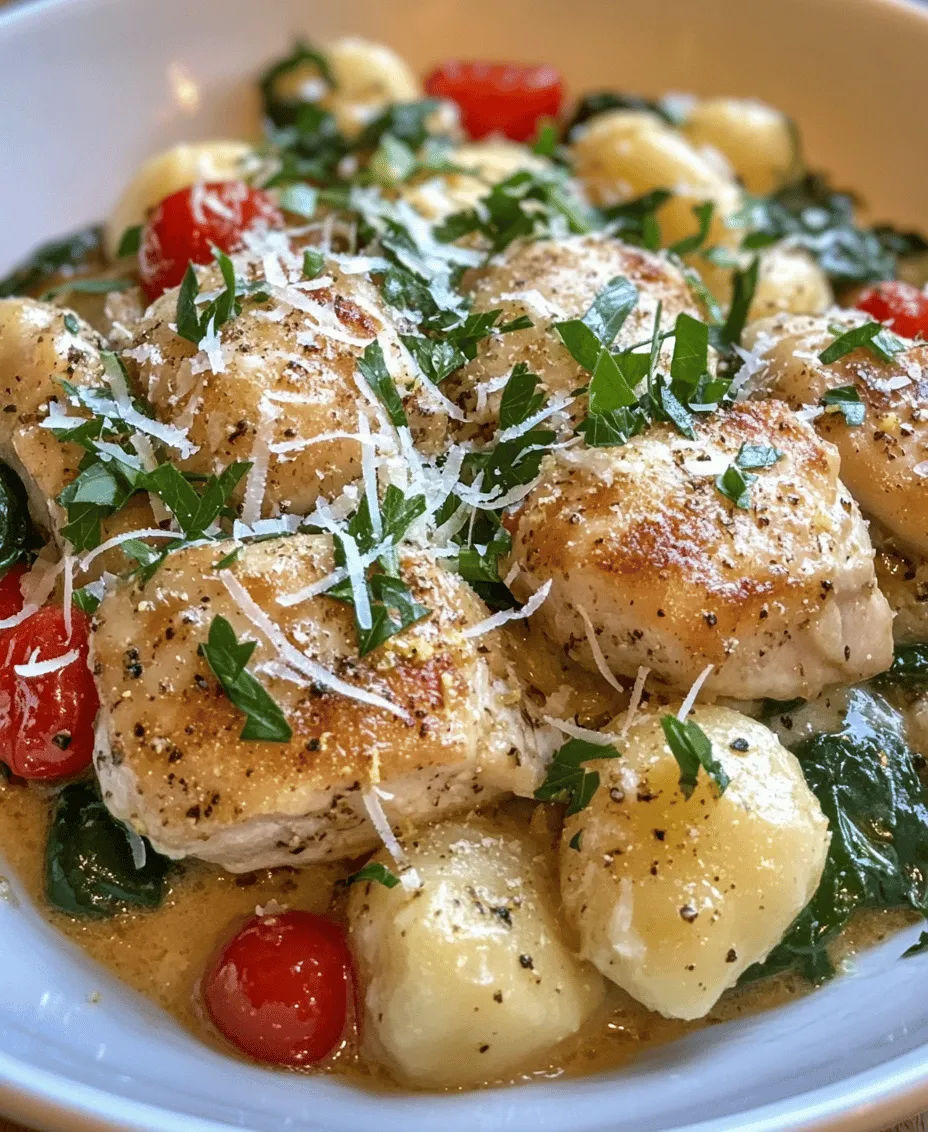 Are you looking for a dinner recipe that is not only bursting with flavor but also quick and easy to prepare? Look no further than the One-Pot Lemon Chicken Gnocchi Delight. This delicious dish combines tender chicken thighs with pillowy gnocchi, vibrant spinach, and sweet cherry tomatoes, all enveloped in a zesty lemon sauce. The appeal of this meal lies in its ability to deliver a gourmet experience without the fuss of multiple pots and pans.