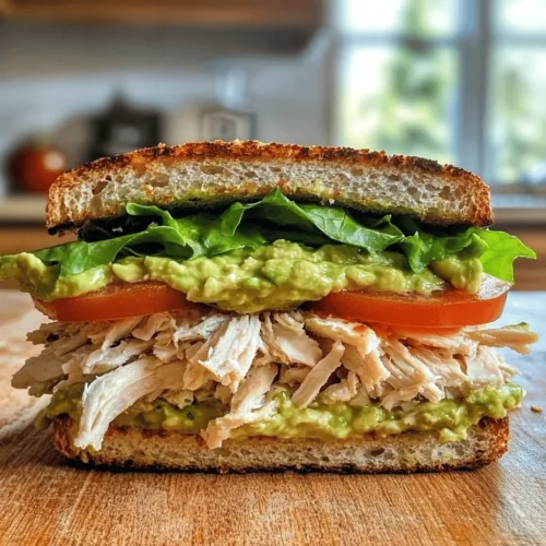 Are you looking for a delicious and nutritious option for lunch or a quick dinner that doesn't compromise on flavor? Look no further than the Chicken Avocado Melt Sandwich! This mouthwatering creation combines the creamy goodness of ripe avocado, tender chicken, and gooey melted cheese, making it an irresistible choice for those who appreciate both taste and health. Whether you're a busy professional, a student on the go, or simply someone who values nutritious meals, this sandwich caters to your needs with its simple preparation and wholesome ingredients.
