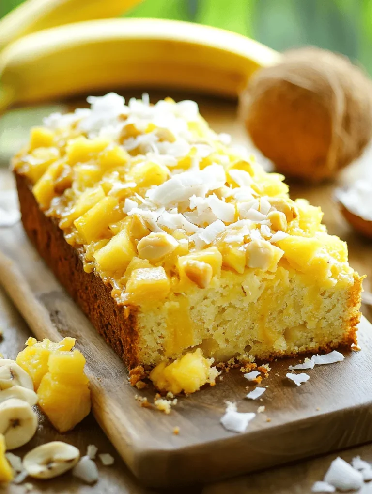 Banana bread has earned its place as a beloved staple in kitchens around the globe. Its versatility allows it to be enjoyed as a breakfast item, a snack, or even a dessert. Often characterized by its moist texture and rich flavor, banana bread can be customized in countless ways to suit different tastes and dietary preferences. One delightful variation that stands out is the Tropical Bliss Hawaiian Banana Bread. This recipe infuses the traditional banana bread with a unique tropical twist, transporting your taste buds straight to a sunny paradise.