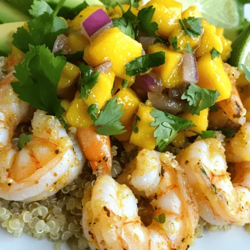 If you're looking for a meal that is as vibrant as it is nutritious, the Shrimp & Avocado Bowls with Mango Salsa and Lime-Chili Sauce could be your next culinary masterpiece. This dish combines the fresh flavors of shrimp, creamy avocado, and sweet mango, all topped with a zesty lime-chili sauce that will tantalize your taste buds. Not only is it visually appealing with its bright colors and textures, but it's also packed with health benefits that make it a fantastic choice for any meal.