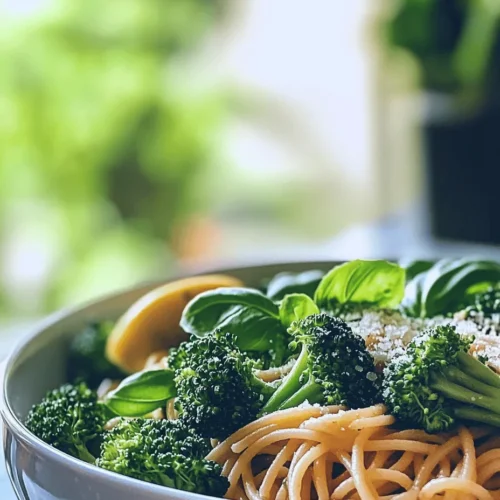 In the bustling world of healthy cooking, finding dishes that are both nutritious and satisfying can sometimes feel like a challenge. However, our Easy Healthy Broccoli Pasta recipe proves that it doesn’t have to be. This delightful pasta dish not only showcases the vibrant green goodness of broccoli but also offers a quick, delicious meal option perfect for busy weeknights. Whether you are a seasoned cook or a beginner in the kitchen, this recipe will guide you through a straightforward process that transforms simple ingredients into a flavorful and wholesome dish.