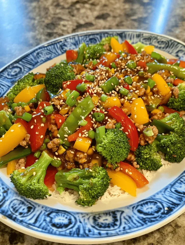 To create a delightful Ground Turkey Teriyaki Stir Fry, you'll need a selection of fresh ingredients that contribute to both taste and nutrition. Here's a closer look at the core components: