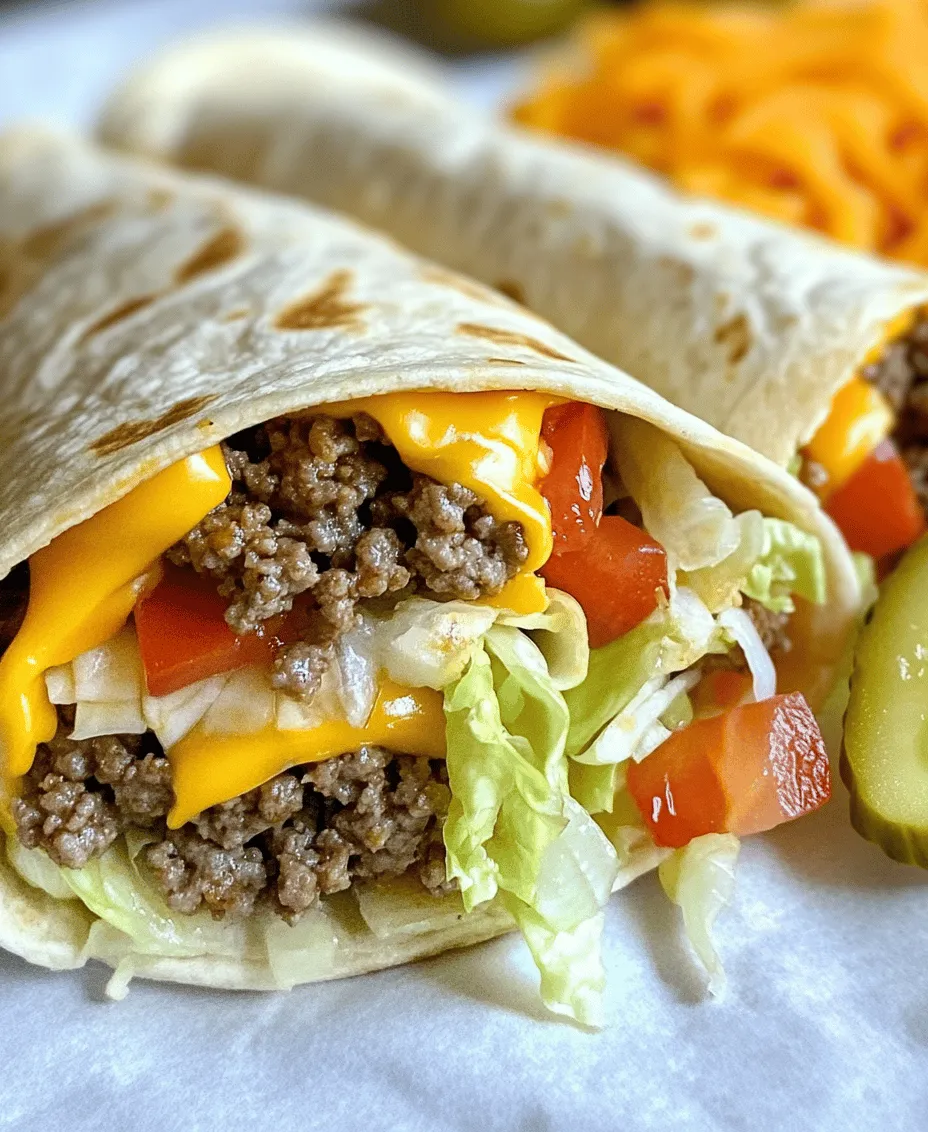 The Big Mac Wraps concept offers a playful twist on the iconic Big Mac burger, providing a delicious and convenient meal option that seamlessly combines the beloved flavors of the classic fast-food favorite into a portable wrap. In today's fast-paced world, wraps have gained immense popularity for their versatility and ease of consumption, making them a go-to choice for busy individuals and families. Whether you're on the go or enjoying a cozy night in, these Big Mac Wraps promise to deliver all the satisfying flavors of a Big Mac, wrapped up in a delicious tortilla.
