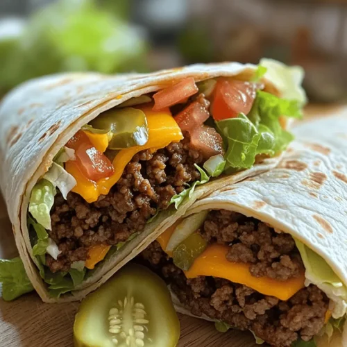 The Big Mac Wraps concept offers a playful twist on the iconic Big Mac burger, providing a delicious and convenient meal option that seamlessly combines the beloved flavors of the classic fast-food favorite into a portable wrap. In today's fast-paced world, wraps have gained immense popularity for their versatility and ease of consumption, making them a go-to choice for busy individuals and families. Whether you're on the go or enjoying a cozy night in, these Big Mac Wraps promise to deliver all the satisfying flavors of a Big Mac, wrapped up in a delicious tortilla.