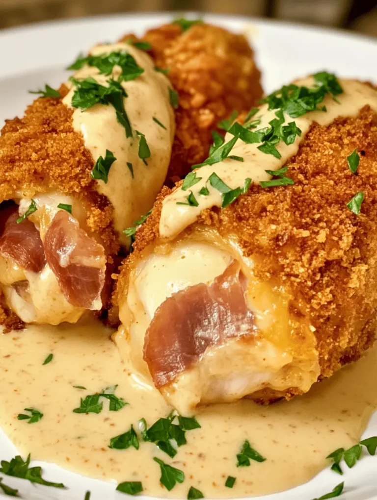 Chicken Cordon Bleu is a beloved classic that beautifully combines tender chicken, savory ham, and gooey cheese into a culinary masterpiece. With its crispy exterior and succulent interior, this dish has won the hearts of home cooks and restaurant-goers alike. The allure of Chicken Cordon Bleu lies not only in its rich flavors but also in its versatility; it can grace the dinner table for both casual family meals and festive occasions.
