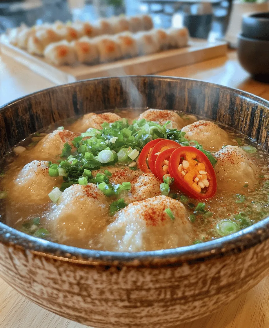 Dumpling soup is a beloved dish that transcends cultures, offering a warm embrace with every bowl. From the bustling streets of Beijing to the quaint kitchens of Eastern Europe, dumplings are a universal comfort food that brings people together. These delightful pockets of dough, filled with a variety of ingredients, are often served in a fragrant broth, making them the perfect dish for chilly evenings or rainy days.