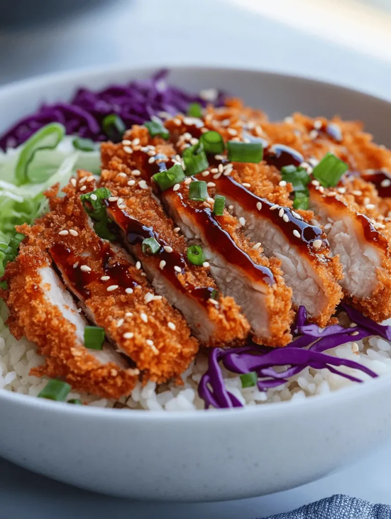Katsu cuisine has carved out a prominent place in Japanese cooking, becoming a beloved dish that resonates with food lovers around the world. Known for its satisfying crunch and flavorful profile, Katsu has transformed from a simple meal into a culinary staple that can be found in restaurants and homes alike. At its core, Katsu features a breaded and deep-fried cutlet, typically made from pork or chicken, served alongside a bed of rice and crisp vegetables. Today, we will delve into the world of Crispy Katsu Bowls with Homemade Tonkatsu Sauce, a dish that perfectly encapsulates the essence of Katsu while offering a delightful balance of flavors and textures.