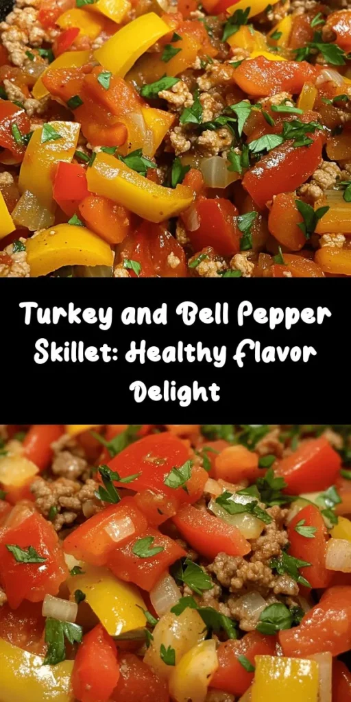 Discover the vibrant flavors of this Savory Ground Turkey & Bell Pepper Delight! This hearty dish combines ground turkey, colorful bell peppers, and nutritious quinoa for a complete meal that's quick and easy to prepare. Infused with smoked paprika and Italian seasoning, it's a feast for the senses. Perfect for weeknight dinners, serve it warm topped with cheese and fresh herbs. Get ready to enjoy a delicious, healthy meal in just 35 minutes!