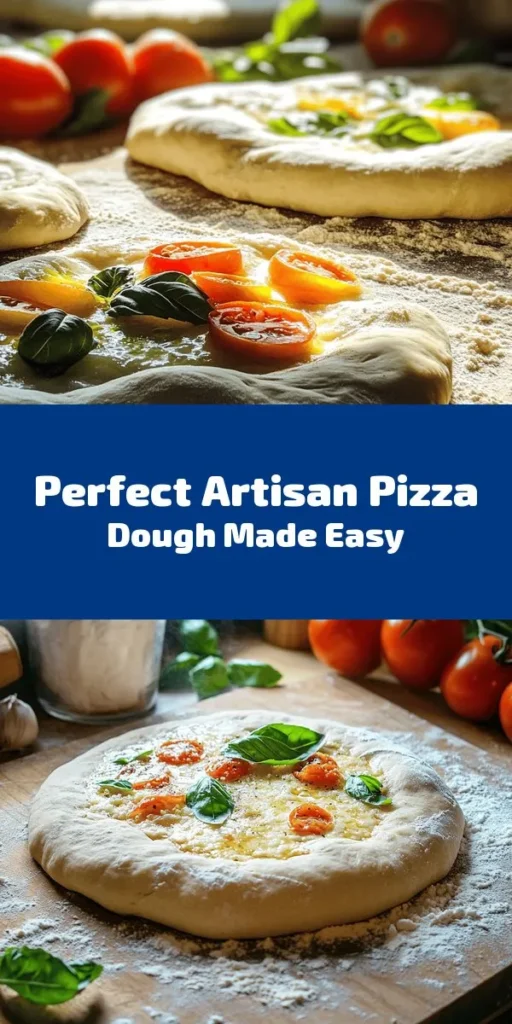 Create the perfect pizza night at home with this simple artisan pizza dough recipe! With just a few ingredients like flour, warm water, yeast, and a touch of olive oil, you can make delicious, homemade pizza crusts. Let the dough rise to create that perfect fluffy texture, then top with your favorite ingredients and bake until golden brown. This recipe yields enough for two large pizzas or four personal-sized ones, making it ideal for family dinners or gatherings!