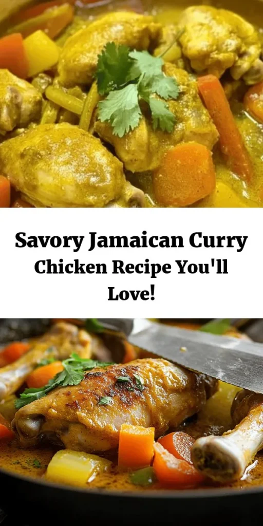 Dive into the flavors of the Caribbean with this authentic Jamaican Curry Chicken recipe! This dish is packed with vibrant spices, tender chicken, and coconut milk, making it a comforting and delicious meal. Easy to prepare, simply marinate the chicken, sauté aromatics, and let it simmer for a hearty feast. Perfect with steamed rice or Jamaican rice and peas. Experience a taste of Jamaica in your kitchen with this aromatic and flavorful dish that's sure to impress!
