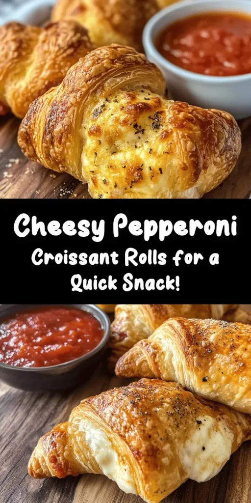 Whip up a batch of these delicious Mozzarella Pepperoni Croissant Rolls for a tasty snack or appetizer! With just a few ingredients, you can create golden, flaky croissants filled with gooey mozzarella and savory pepperoni, all seasoned with Italian herbs. They're quick to make and ready in just 25 minutes. Serve them warm with marinara sauce for dipping and watch them disappear at your next gathering! Perfect for game day or a fun treat at home.