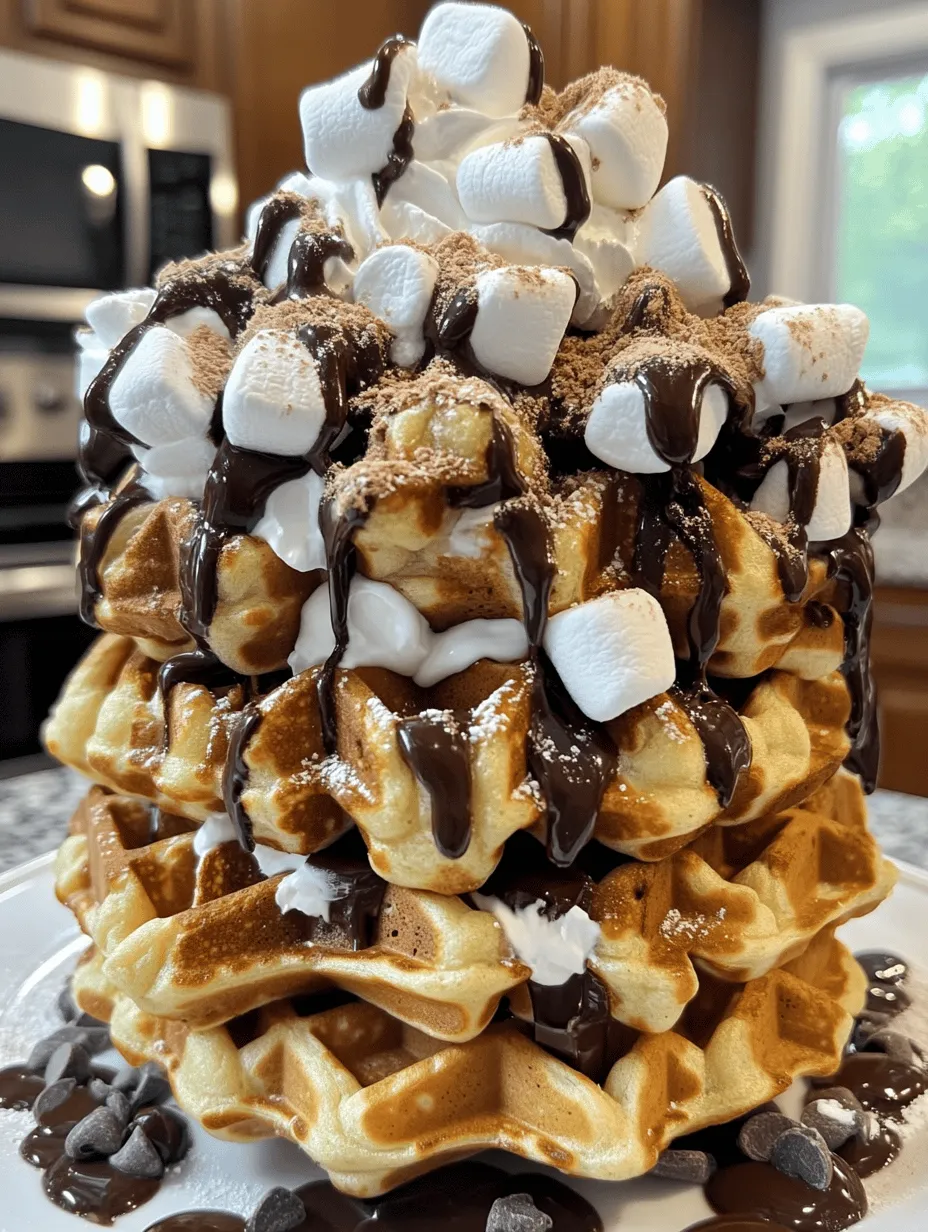 Indulging in the rich, gooey flavors of s’mores is a cherished summer tradition. The combination of graham crackers, melted chocolate, and toasted marshmallows evokes memories of campfires, laughter, and the simple joys of life. But what if you could enjoy that same delightful experience for breakfast? Enter the indulgent s’mores waffles, a creative spin that combines the beloved components of s’mores with the comforting warmth of freshly made waffles. Imagine biting into a fluffy waffle infused with cocoa, loaded with gooey marshmallows, and enhanced with decadent chocolate chips. This article will guide you through crafting these scrumptious waffles, providing not just the recipe but also insights into each ingredient and cooking technique that results in a perfect breakfast treat.