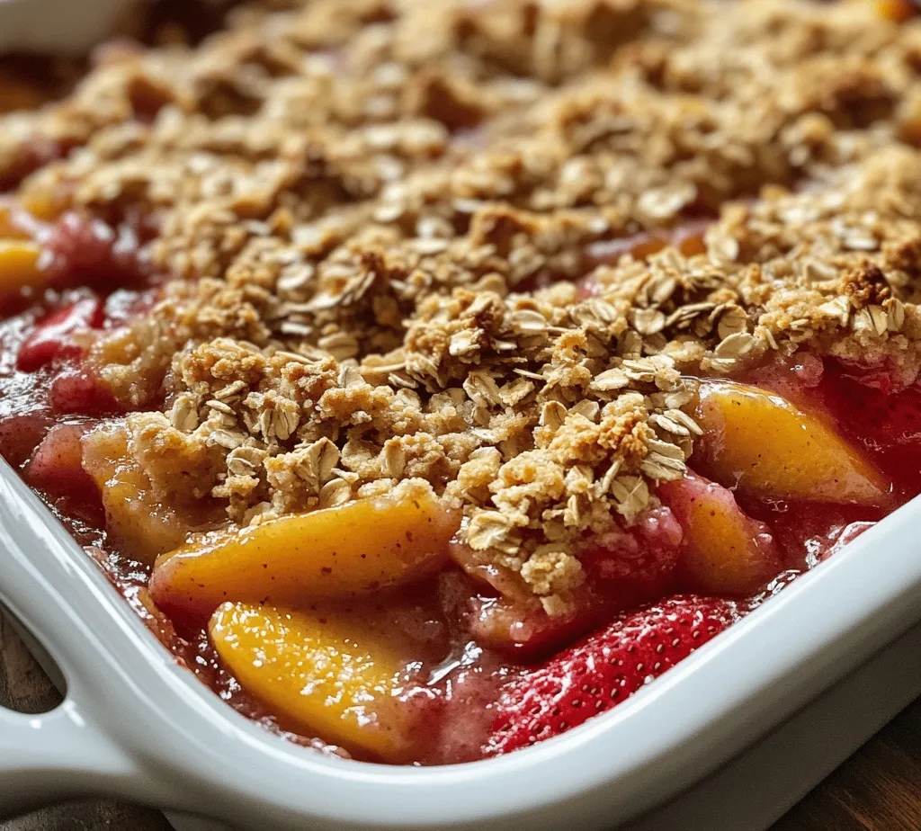 As the sun shines brighter and the days grow longer, summer beckons us to indulge in its freshest offerings. One of the quintessential desserts that encapsulates the essence of this vibrant season is the Strawberry Peach Crisp Delight. This delightful treat combines the juicy sweetness of ripe strawberries and peaches, topped with a crunchy, buttery crisp that has become a favorite for both casual gatherings and special occasions.