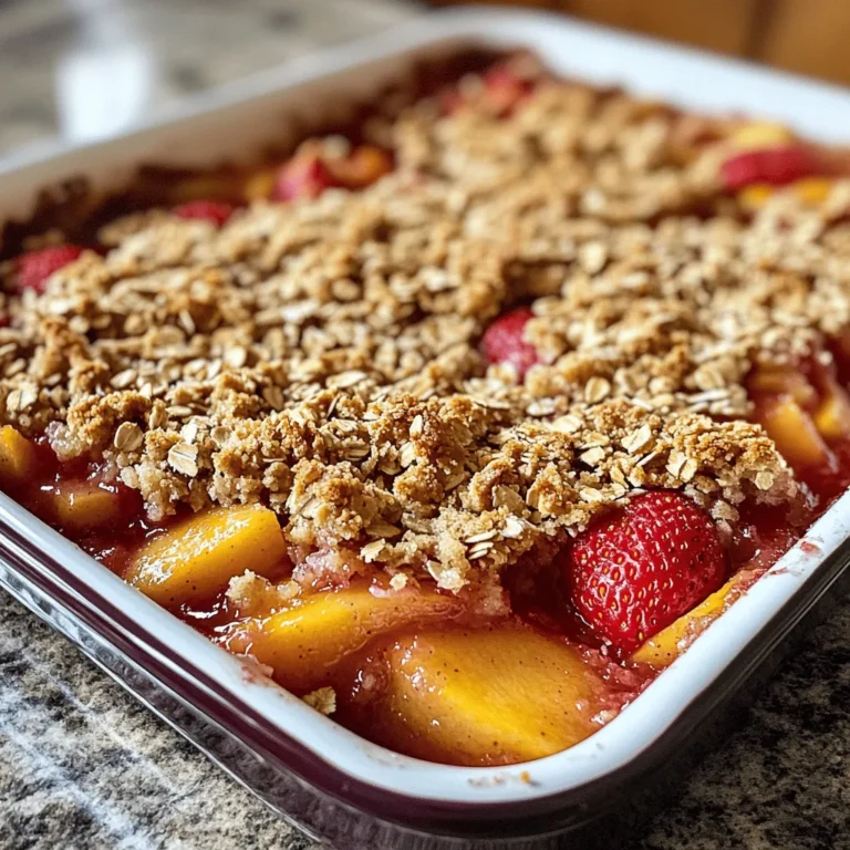 As the sun shines brighter and the days grow longer, summer beckons us to indulge in its freshest offerings. One of the quintessential desserts that encapsulates the essence of this vibrant season is the Strawberry Peach Crisp Delight. This delightful treat combines the juicy sweetness of ripe strawberries and peaches, topped with a crunchy, buttery crisp that has become a favorite for both casual gatherings and special occasions.