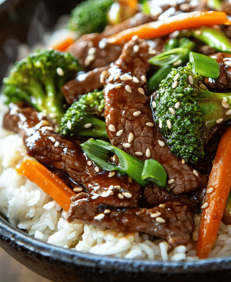 Wok-Tossed Beef and Broccoli Delight is a classic dish that embodies the essence of Asian cuisine. This dish has gained immense popularity not just in Asian countries, but globally, known for its perfect harmony of flavors and textures. It features tender slices of beef paired with vibrant broccoli florets, all bathed in a savory sauce that tantalizes the taste buds. The appeal of this dish lies in its ability to provide a quick and healthy meal solution, making it an excellent choice for busy weeknights or when entertaining guests.
