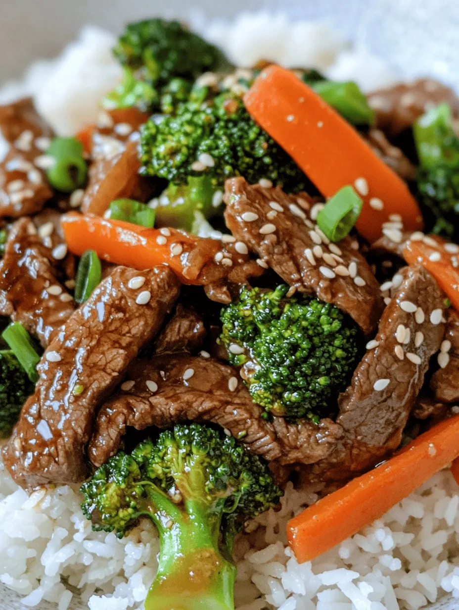 Wok-Tossed Beef and Broccoli Delight is a classic dish that embodies the essence of Asian cuisine. This dish has gained immense popularity not just in Asian countries, but globally, known for its perfect harmony of flavors and textures. It features tender slices of beef paired with vibrant broccoli florets, all bathed in a savory sauce that tantalizes the taste buds. The appeal of this dish lies in its ability to provide a quick and healthy meal solution, making it an excellent choice for busy weeknights or when entertaining guests.