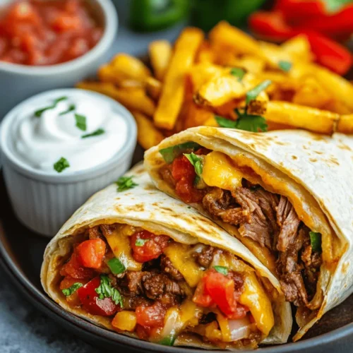 In the world of culinary delights, comfort food often reigns supreme, capturing our hearts and taste buds with its warm and satisfying flavors. Among these beloved dishes, burritos stand out as a versatile favorite that can be adapted to suit various tastes and preferences. Today, we are taking the classic burrito to new heights with an exciting twist: the Steak & Cheese Dirty Fry Burritos. This recipe not only enhances traditional elements but also infuses bold flavors and textures that create an unforgettable dining experience.