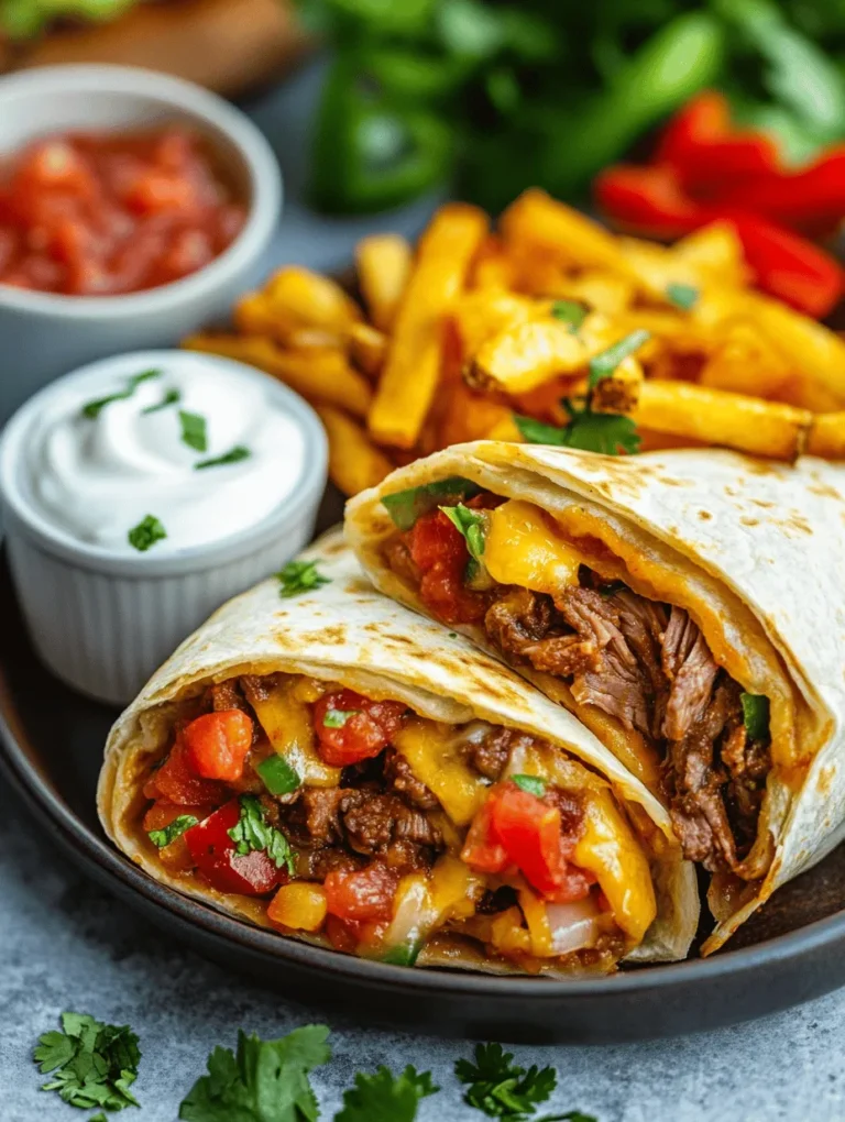 In the world of culinary delights, comfort food often reigns supreme, capturing our hearts and taste buds with its warm and satisfying flavors. Among these beloved dishes, burritos stand out as a versatile favorite that can be adapted to suit various tastes and preferences. Today, we are taking the classic burrito to new heights with an exciting twist: the Steak & Cheese Dirty Fry Burritos. This recipe not only enhances traditional elements but also infuses bold flavors and textures that create an unforgettable dining experience.