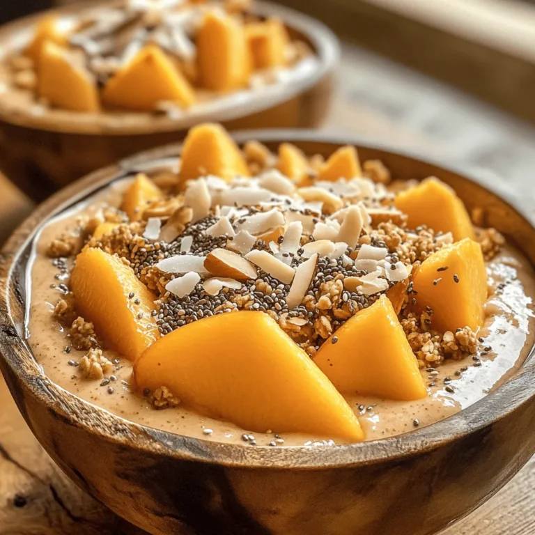 Smoothie bowls have taken the culinary world by storm, emerging as a vibrant and nutritious option for breakfast, lunch, or even a satisfying snack. With their visually appealing presentation and customizable nature, smoothie bowls offer an exciting way to incorporate fruits, vegetables, and superfoods into your diet. One standout recipe that embodies these qualities is the Peachy Paradise Smoothie Bowl. This delightful concoction not only tantalizes your taste buds but also fuels your body with essential nutrients, making it an outstanding choice for health-conscious individuals looking for a refreshing meal.