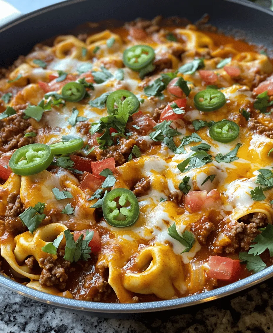 If you're on the lookout for a dish that perfectly blends the comforting essence of Italian cuisine with the bold flavors of Mexican fare, look no further than Cheesy Beef Enchilada Tortellini. This innovative recipe marries two beloved culinary traditions, providing a delightful experience that's both satisfying and rich in flavor. In today's fast-paced world, where time is often of the essence, a quick yet flavorful meal can make all the difference—especially for families and busy individuals juggling a multitude of responsibilities.