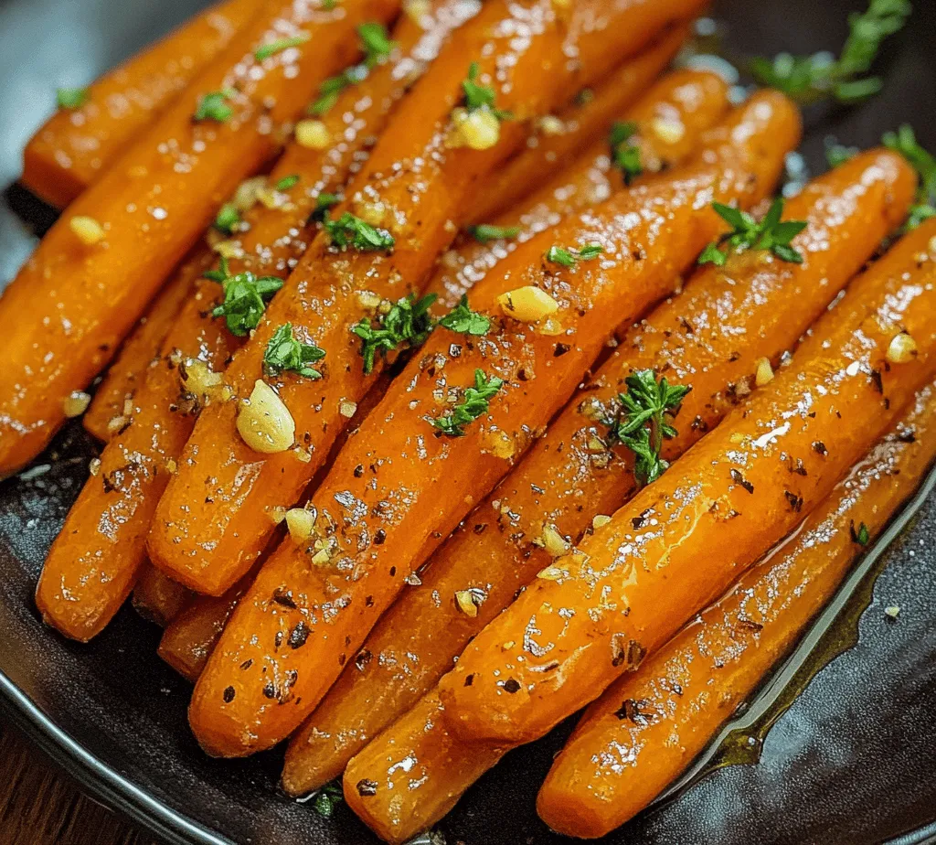 Welcome to the world of culinary delight, where simplicity meets elegance in the form of Honey Garlic Butter Roasted Carrots. This dish is more than just a side; it is a celebration of flavors that can elevate any meal, whether it’s a casual weeknight dinner or an extravagant festive gathering. The enchanting combination of sweet honey, savory garlic, and rich butter creates a mouth-watering harmony that beautifully enhances the natural sweetness of fresh carrots.