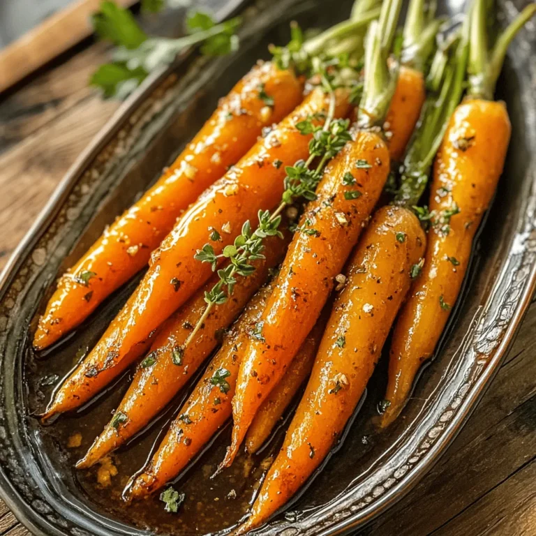 Welcome to the world of culinary delight, where simplicity meets elegance in the form of Honey Garlic Butter Roasted Carrots. This dish is more than just a side; it is a celebration of flavors that can elevate any meal, whether it’s a casual weeknight dinner or an extravagant festive gathering. The enchanting combination of sweet honey, savory garlic, and rich butter creates a mouth-watering harmony that beautifully enhances the natural sweetness of fresh carrots.