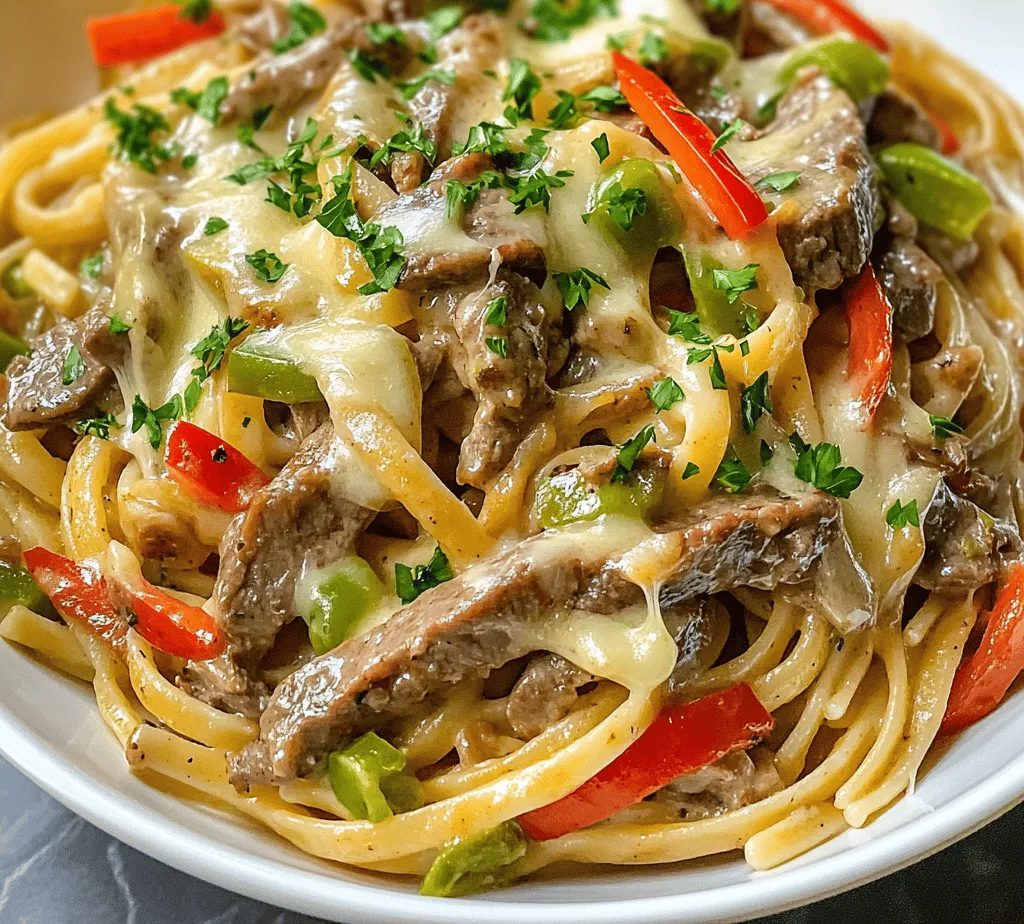 If you’re a fan of comforting, hearty meals that combine robust flavors and satisfying textures, then the Delicious Philly Cheese Steak Pasta Recipe is sure to become a favorite in your kitchen. This dish takes inspiration from the iconic Philly cheesesteak sandwich, a beloved staple of Philadelphia cuisine known for its thinly sliced beef, melted cheese, and sautéed onions and peppers. By transforming these classic components into a pasta dish, you not only pay homage to a culinary tradition but also create a practical and delightful meal perfect for weeknight dinners.