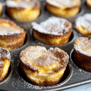 French toast has long been a beloved breakfast staple, celebrated for its comforting flavors and simple preparation. Traditionally made by soaking slices of bread in a mixture of eggs and milk, then frying them to golden perfection, this dish evokes feelings of home and warmth. However, as culinary creativity flourishes, the classic recipe has evolved into various delightful iterations. One such innovation is the creation of Cinnamon Sugar French Toast Muffins—a charming twist that captures the essence of French toast while presenting it in a convenient, portable muffin form.