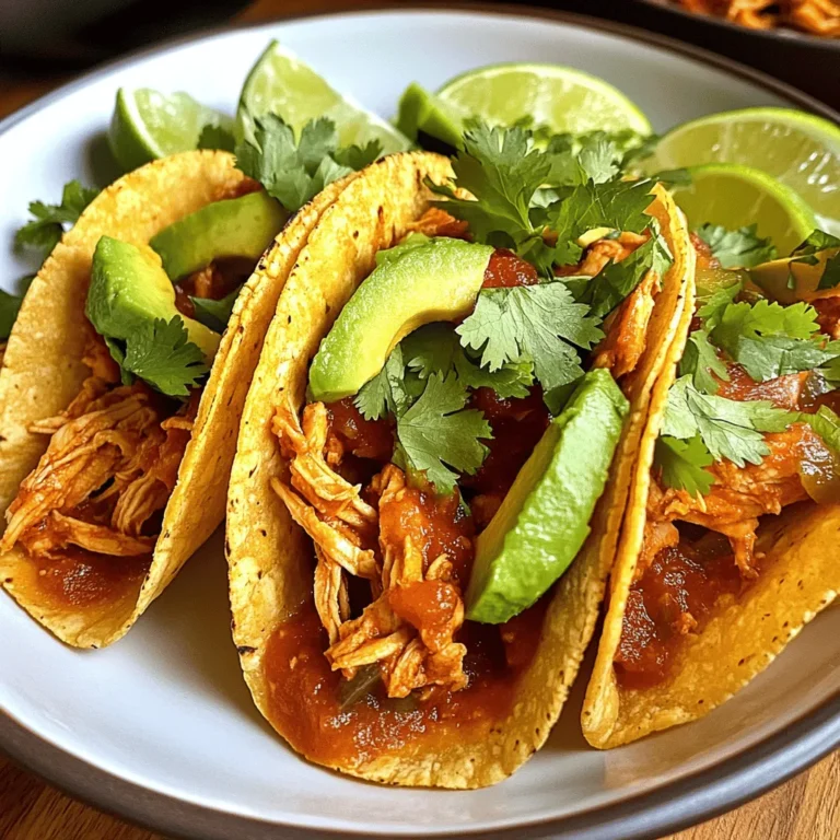 Welcome to the delicious world of Chicken Tinga Tacos! This dish, bursting with flavor and tradition, has captured the hearts and taste buds of food lovers across the globe. Originating from the vibrant region of Puebla, Mexico, Chicken Tinga exemplifies the rich culinary heritage of the country, where every meal tells a story. With its tender, shredded chicken enveloped in a smoky, spicy sauce, Chicken Tinga Tacos are not just a meal; they are an experience that brings people together.