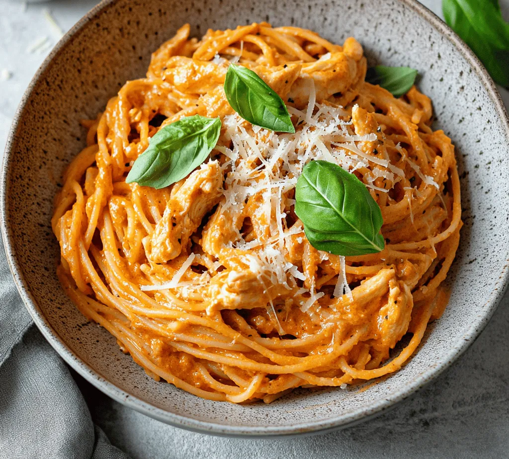 In recent years, the culinary world has witnessed a notable shift towards high-protein meals as individuals increasingly recognize the myriad benefits that protein brings to their diets. A diet rich in protein is essential for muscle repair, satiety, and overall health, making it a cornerstone of many fitness and wellness routines. Among the plethora of high-protein options, the <strong>High Protein Creamy Roasted Red Pepper Pasta</strong> stands out as a delightful and nutritious choice that seamlessly merges indulgent flavors with health-conscious ingredients. This dish not only caters to meat lovers but also offers a satisfying vegetarian alternative, making it an incredibly versatile option for any dining occasion.” /></p>
</p>
<h3>Health Benefits of Ingredients in High Protein Creamy Roasted Red Pepper Pasta</h3>
</p>
<p>The ingredients used in our High Protein Creamy Roasted Red Pepper Pasta not only contribute to its delicious flavor but also offer numerous health benefits. Roasted red peppers, for example, are rich in vitamins A and C, both of which are powerful antioxidants that help combat inflammation and support immune function. Garlic, another key ingredient, is known for its anti-inflammatory properties and can promote heart health by potentially lowering blood pressure and cholesterol levels.</p>
</p>
<p>The use of protein-rich ingredients, such as Greek yogurt or cottage cheese in the sauce, enhances the dish’s nutritional profile, making it a fantastic option for muscle recovery and maintenance. These protein sources contribute to satiety, helping you feel full and satisfied post-meal, which is particularly beneficial for those looking to manage their weight or build muscle.</p>
</p>
<h3>Step-by-Step Instructions for Perfect Pasta</h3>
</p>
<p>Now, let’s dive into the preparation of this delectable dish. Each step is vital for achieving the perfect balance of flavors and textures in your High Protein Creamy Roasted Red Pepper Pasta.</p>
</p>
<h4>Cooking the Pasta to Perfection</h4>
</p>
<p>1. <strong>Choose Your Pasta</strong>: Begin by selecting your preferred pasta. Whole wheat or legume-based pasta can add extra protein and fiber, making your dish even more nutritious.</p>
</p>
<p>2. <strong>Boil Water</strong>: Fill a large pot with water, ensuring you have plenty of space for the pasta to move freely. This prevents it from becoming gummy. Bring the water to a rolling boil.</p>
</p>
<p>3. <strong>Salt the Water</strong>: Once boiling, generously salt the water. This step is crucial as it flavors the pasta itself. A good rule of thumb is to add about 1 tablespoon of salt for every 4 quarts of water.</p>
</p>
<p>4. <strong>Cook the Pasta</strong>: Add your pasta to the boiling water and stir immediately to prevent sticking. Check the package for cooking times, but aim for al dente, which means the pasta should be firm to the bite. This texture not only holds up better in sauces but also helps to prevent overcooking once combined with the sauce.</p>
</p>
<p>5. <strong>Reserve Pasta Water</strong>: Before draining the pasta, reserve a cup of the starchy pasta cooking water. This water will be invaluable for adjusting the sauce’s consistency later on.</p>
</p>
<h4>Creating the Sauce: A Blend of Flavors</h4>
</p>
<p>1. <strong>Roast the Red Peppers</strong>: If you haven’t already, roast your red peppers. You can do this by placing them under a broiler or over an open flame until the skin blisters and blackens. Let them cool, then peel off the skin and remove the seeds.</p>
</p>
<p>2. <strong>Prepare the Sauce Base</strong>: In a blender or food processor, combine the roasted red peppers with garlic, Greek yogurt or cottage cheese, olive oil, and a splash of lemon juice. This mixture will create the creamy base of your sauce.</p>
</p>
<p>3. <strong>Blend Until Smooth</strong>: Blend the ingredients until you achieve a silky, smooth texture. If the sauce is too thick, gradually add small amounts of the reserved pasta water until you reach your desired consistency.</p>
</p>
<p>4. <strong>Season the Sauce</strong>: Taste your sauce and adjust the seasoning. A pinch of salt, freshly cracked black pepper, and perhaps a sprinkle of red pepper flakes can enhance the flavor profile beautifully.</p>
</p>
<h4>Combining Ingredients: The Final Touches</h4>
</p>
<p>1. <strong>Combine Pasta and Sauce</strong>: In a large skillet over medium heat, add the drained pasta, then pour the creamy roasted red pepper sauce over it. Toss gently to combine, ensuring every strand of pasta is coated in the vibrant sauce.</p>
</p>
<p>2. <strong>Add Cheese</strong>: For an additional layer of flavor, add grated Parmesan cheese to the skillet. Mix well until the cheese melts into the sauce and coats the pasta evenly. If the sauce seems too thick, add more reserved pasta water as needed.</p>
</p>
<p>3. <strong>Taste and Adjust</strong>: As you combine, taste the pasta again. Adjust seasoning, adding more salt, pepper, or cheese as you see fit.</p>
</p>
<h3>Presentation: Serving Suggestions</h3>
</p>
<p>Presentation is key to a meal’s enjoyment, so consider these serving suggestions to make your dish visually appealing:</p>
</p>
<p>1. <strong>Plating</strong>: Use large, shallow bowls to serve the pasta. Twirl the pasta into the center of the bowl for an elegant look.</p>
</p>
<p>2. <strong>Garnish</strong>: Top with freshly grated Parmesan and a sprinkle of chopped fresh basil or parsley for a pop of color and freshness. A drizzle of high-quality olive oil can also enhance the dish’s richness.</p>
</p>
<p>3. <strong>Pairing Options</strong>: Pair the pasta with a crisp green salad or roasted vegetables to create a balanced meal. A glass of white wine, such as a Chardonnay or Sauvignon Blanc, complements the creamy flavors beautifully.</p>
</p>
<h3>Nutritional Breakdown</h3>
</p>
<p>This High Protein Creamy Roasted Red Pepper Pasta is not only delicious but also nutritionally balanced. Here’s a typical breakdown per serving, assuming you’re using whole wheat pasta and Greek yogurt:</p>
</p>
<p>– <strong>Calories</strong>: Approximately 450</p>
<p>– <strong>Protein</strong>: 20g</p>
<p>– <strong>Fats</strong>: 15g (mostly healthy fats from olive oil)</p>
<p>– <strong>Carbohydrates</strong>: 60g</p>
<p>– <strong>Fiber</strong>: 8g</p>
</p>
<p>This dish is suitable for various dietary plans. For those focused on weight loss, the high protein content helps to maintain muscle mass while promoting satiety. For individuals looking to gain muscle, the combination of protein and carbohydrates provides the necessary fuel for recovery after workouts. It’s also a great meal for maintaining overall health, offering a mix of macronutrients and essential vitamins.</p>
</p>
<h3>Conclusion</h3>
</p>
<p>High Protein Creamy Roasted Red Pepper Pasta is a wholesome and delightful meal that caters to diverse dietary needs. With its rich flavors, creamy texture, and impressive nutritional profile, it serves as an excellent choice for a weeknight dinner or meal prep. The health benefits of its ingredients, combined with the ease of preparation, make this recipe a must-try for anyone looking to enjoy a delicious and nutritious meal. Whether you’re an athlete needing protein for recovery or simply someone who loves good food, this pasta dish is sure to satisfy and nourish.</p>
<div id=