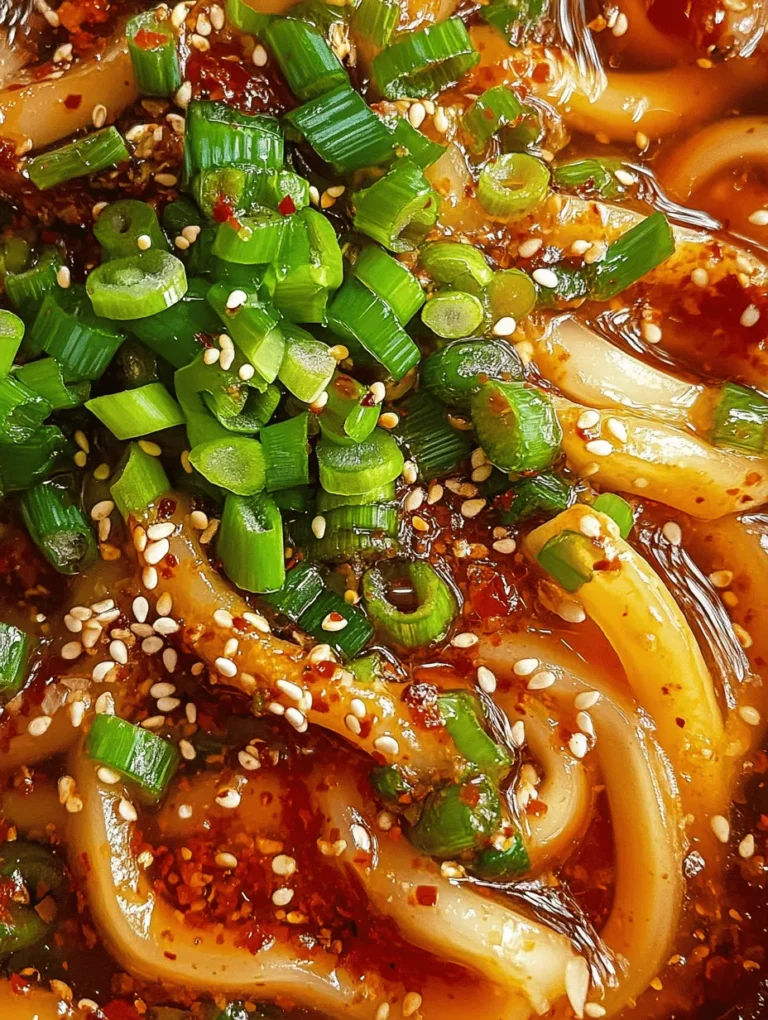 Udon noodles, originating from Japan, are thick, chewy wheat noodles that hold a special place in Asian cuisine. Their versatility allows them to be enjoyed in a variety of dishes, from hot noodle soups to chilled salads, making them a staple in many households. Udon's cultural significance extends beyond mere sustenance; they embody comfort and warmth, often evoking memories of family gatherings and traditional meals.
