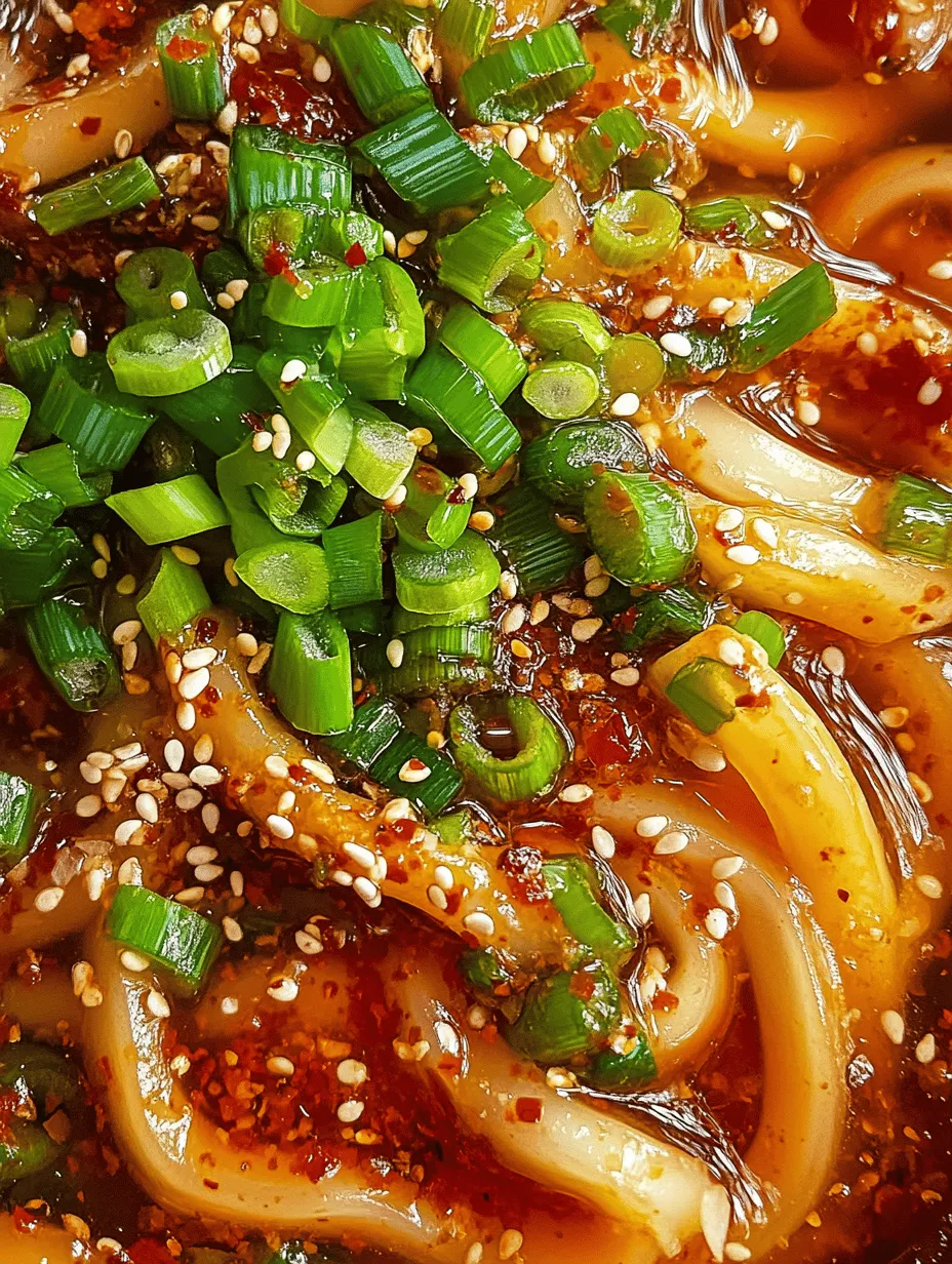 Udon noodles, originating from Japan, are thick, chewy wheat noodles that hold a special place in Asian cuisine. Their versatility allows them to be enjoyed in a variety of dishes, from hot noodle soups to chilled salads, making them a staple in many households. Udon's cultural significance extends beyond mere sustenance; they embody comfort and warmth, often evoking memories of family gatherings and traditional meals.
